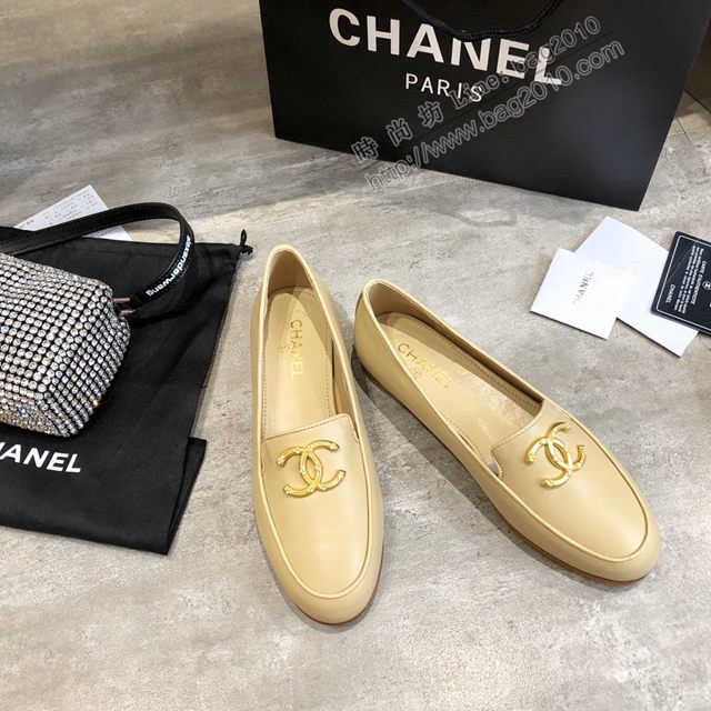 Chanel女鞋 香奈兒2020早春新款單鞋 Chanel女士單皮鞋  naq1276